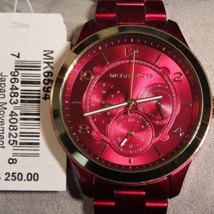 Michael Kors Watch (Red)